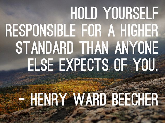 Hold Yourself Responsible
